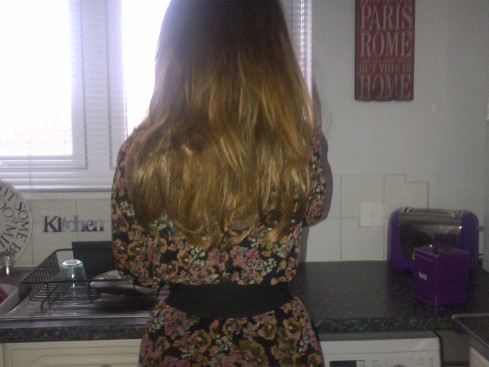 Hair extensions after